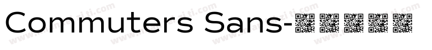 Commuters Sans字体转换